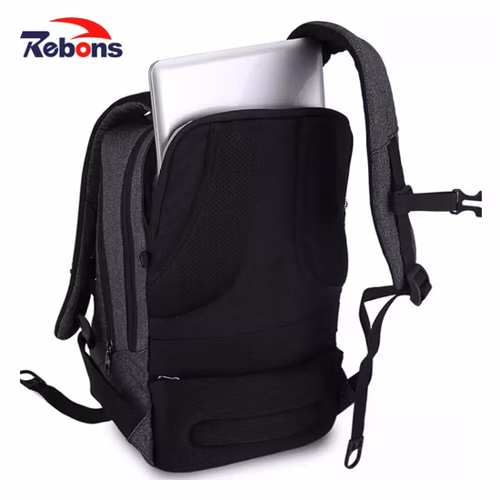 Mochila de carga del panel de energía solar del bolso impermeable de alta calidad del ordenador portátil para caminar al aire libre